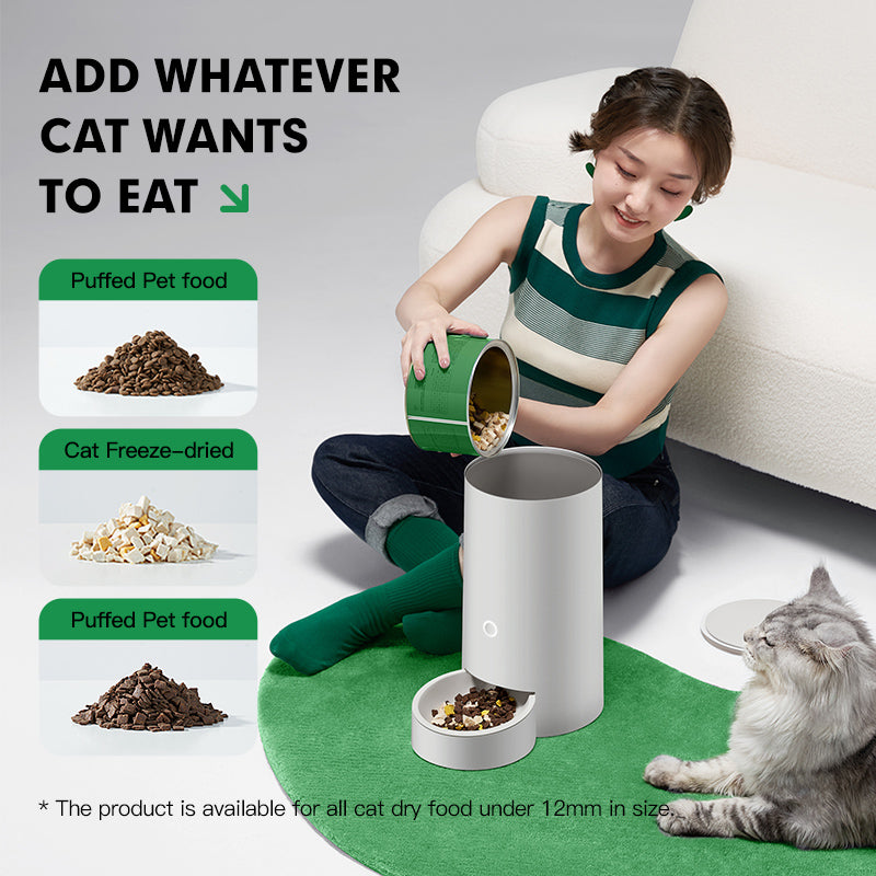 NOTTY High Quality 3.2L Round Meal Automatic Cat Feeder Machine With APP