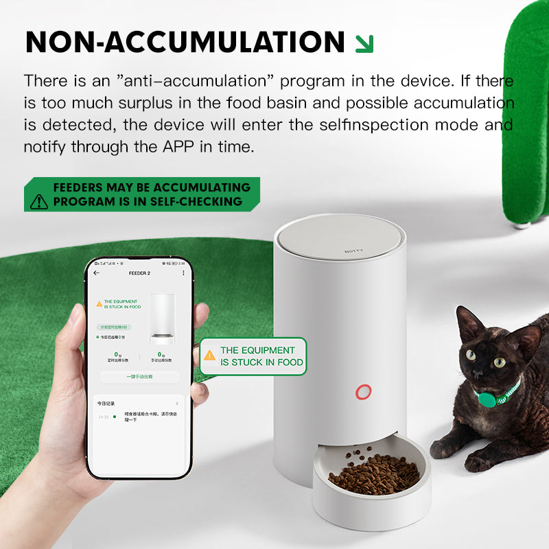 NOTTY High Quality 3.2L Round Meal Automatic Cat Feeder Machine With APP
